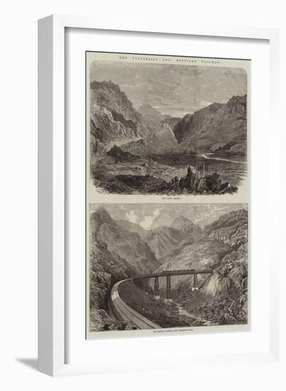 The Valparaiso and Santiago Railway-null-Framed Giclee Print