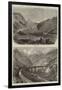 The Valparaiso and Santiago Railway-null-Framed Giclee Print