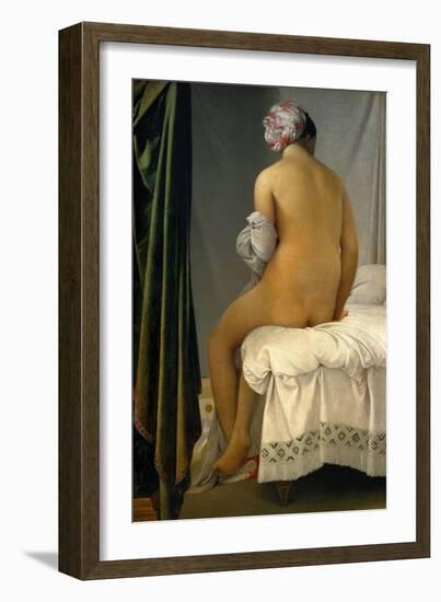 The Valpinçon Bather, 1806-Jean-Auguste-Dominique Ingres-Framed Giclee Print