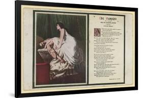 The Vampire by Rudyard Kipling-Edward Burne-Jones-Framed Giclee Print