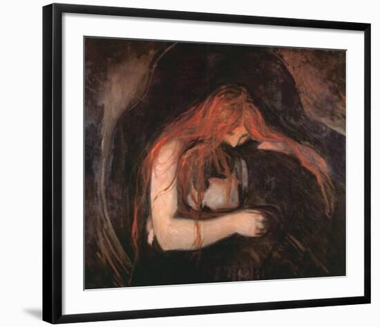 The Vampire-Edvard Munch-Framed Art Print