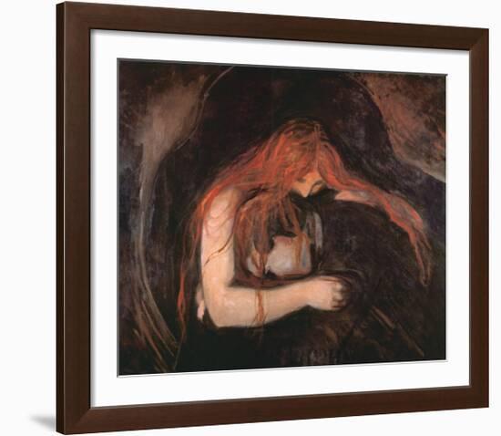 The Vampire-Edvard Munch-Framed Art Print
