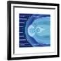 The Van Allen Radiation Belts Contained Within the Earth's Magnetosphere-Encyclopaedia Britannica-Framed Art Print