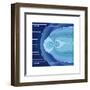 The Van Allen Radiation Belts Contained Within the Earth's Magnetosphere-Encyclopaedia Britannica-Framed Art Print
