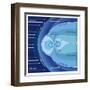 The Van Allen Radiation Belts Contained Within the Earth's Magnetosphere-Encyclopaedia Britannica-Framed Art Print