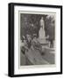 The Vandyck Statue, Place De Musee, Antwerp-null-Framed Giclee Print