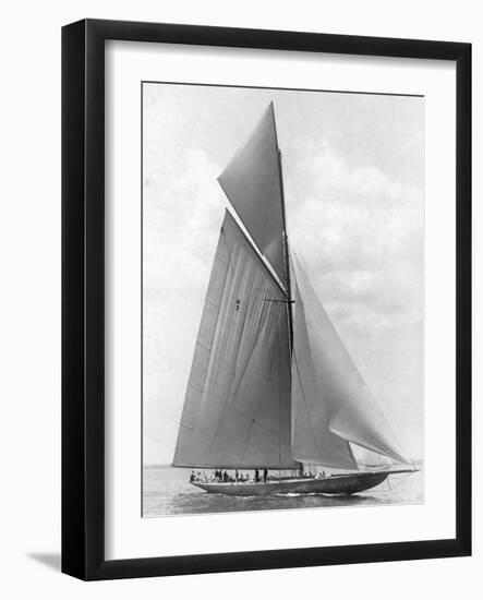 The Vanitie During the America's Cup, 1910-Edwin Levick-Framed Art Print
