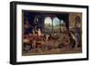 The Vanity of Human Life. Allegory (Oil on Canvas)-Jan the Elder Brueghel-Framed Giclee Print