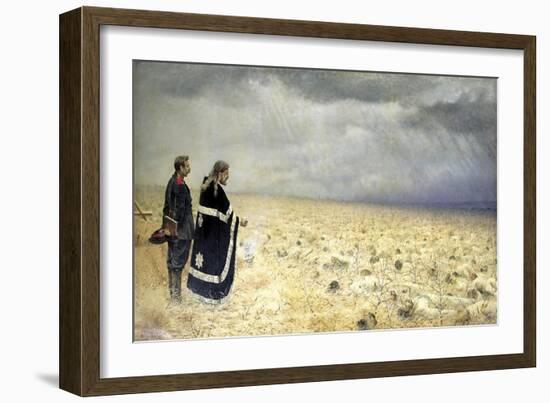 The Vanquished, Requiem, C1877-C1878-Vasily Vereshchagin-Framed Giclee Print