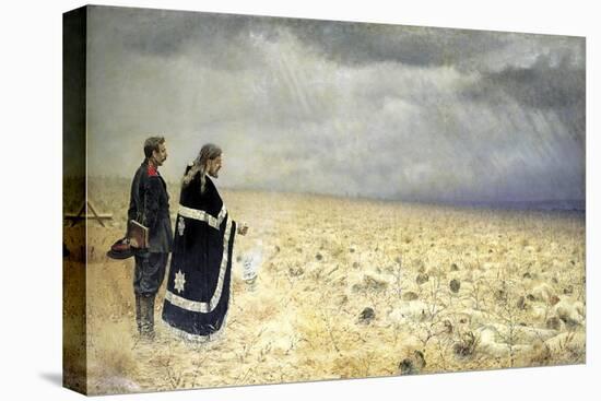 The Vanquished, Requiem, C1877-C1878-Vasily Vereshchagin-Stretched Canvas