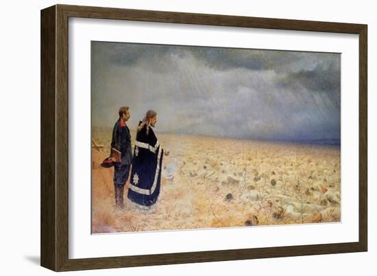 The Vanquished. Requiem-Vasili Vasilyevich Vereshchagin-Framed Giclee Print