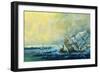 The Vasa Sinks-English School-Framed Giclee Print