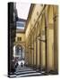 The Vasari Corridor (Corridoio Vasariano), UNESCO World Heritage Site, Florence, Tuscany, Italy, Eu-Nico Tondini-Stretched Canvas