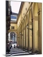 The Vasari Corridor (Corridoio Vasariano), UNESCO World Heritage Site, Florence, Tuscany, Italy, Eu-Nico Tondini-Mounted Photographic Print