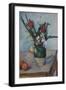 The Vase of Tulips, c. 1890-Paul Cézanne-Framed Giclee Print