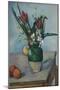 The Vase of Tulips, c.1890-Paul Cezanne-Mounted Premium Giclee Print