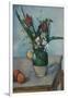 The Vase of Tulips, c.1890-Paul Cezanne-Framed Giclee Print