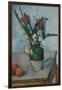 The Vase of Tulips, c.1890-Paul Cezanne-Framed Giclee Print