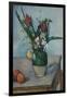 The Vase of Tulips, c.1890-Paul Cezanne-Framed Giclee Print