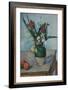 The Vase of Tulips, c.1890-Paul Cezanne-Framed Giclee Print