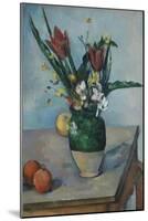 The Vase of Tulips, c.1890-Paul Cezanne-Mounted Giclee Print