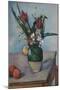 The Vase of Tulips, c. 1890-Paul Cézanne-Mounted Giclee Print