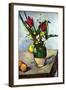 The Vase of Tulips, c. 1890-Paul Cézanne-Framed Art Print