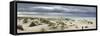 The Vast Empty Beach and Sand Dunes of Sao Jacinto in Winter, Beira Litoral, Portugal-Mauricio Abreu-Framed Stretched Canvas