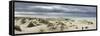 The Vast Empty Beach and Sand Dunes of Sao Jacinto in Winter, Beira Litoral, Portugal-Mauricio Abreu-Framed Stretched Canvas