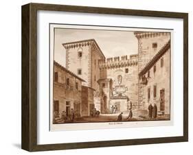 The Vatican Gate, 1833-Agostino Tofanelli-Framed Giclee Print