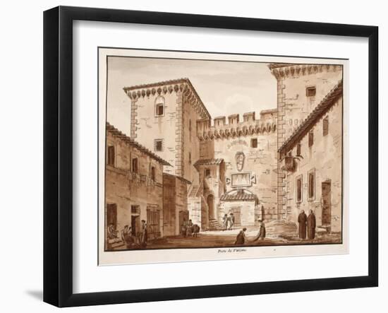 The Vatican Gate, 1833-Agostino Tofanelli-Framed Giclee Print