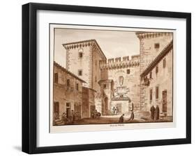 The Vatican Gate, 1833-Agostino Tofanelli-Framed Giclee Print