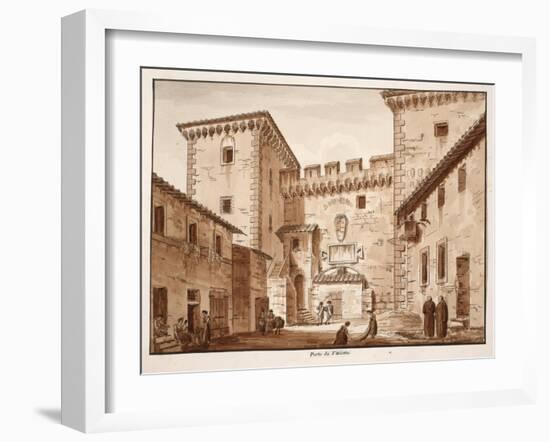 The Vatican Gate, 1833-Agostino Tofanelli-Framed Giclee Print