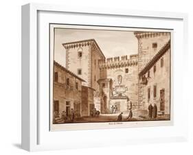 The Vatican Gate, 1833-Agostino Tofanelli-Framed Giclee Print