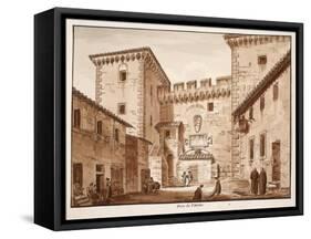 The Vatican Gate, 1833-Agostino Tofanelli-Framed Stretched Canvas