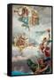 The Vatican Museums, Musei Vaticani, are the public art and sculpture museums in the Vatican Cit...-null-Framed Stretched Canvas