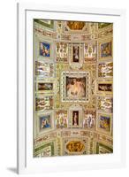 The Vatican Museums, Musei Vaticani, are the public art and sculpture museums in the Vatican Cit...-null-Framed Photographic Print