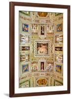 The Vatican Museums, Musei Vaticani, are the public art and sculpture museums in the Vatican Cit...-null-Framed Photographic Print