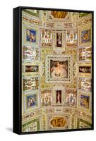 The Vatican Museums, Musei Vaticani, are the public art and sculpture museums in the Vatican Cit...-null-Framed Stretched Canvas