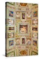 The Vatican Museums, Musei Vaticani, are the public art and sculpture museums in the Vatican Cit...-null-Stretched Canvas