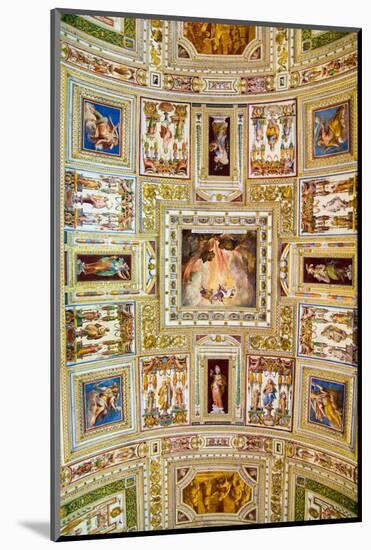 The Vatican Museums, Musei Vaticani, are the public art and sculpture museums in the Vatican Cit...-null-Mounted Photographic Print