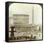 The Vatican Palace from St Peter's Square, Rome, Italy-Underwood & Underwood-Framed Stretched Canvas