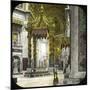 The Vatican, Rome (Italy), Saint Peter's Basilica, the Baldaquin, Circa 1895-Leon, Levy et Fils-Mounted Photographic Print