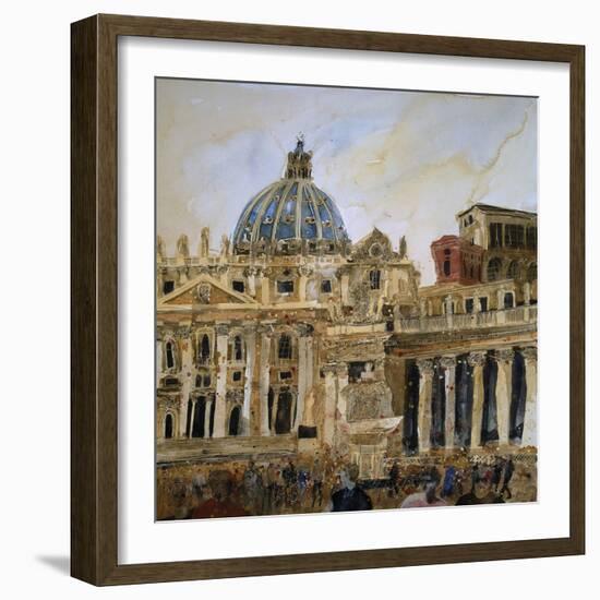 The Vatican, Rome-Susan Brown-Framed Giclee Print