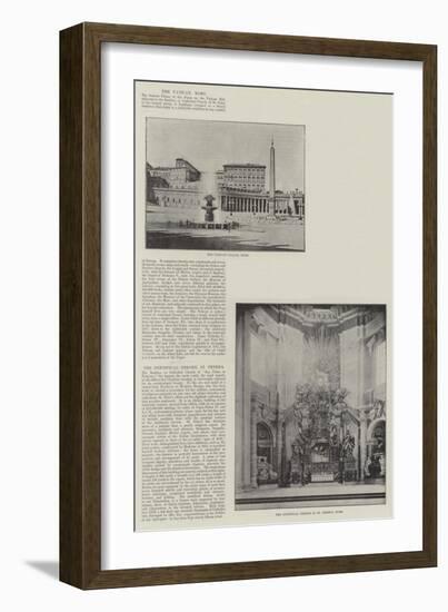 The Vatican, Rome-null-Framed Giclee Print