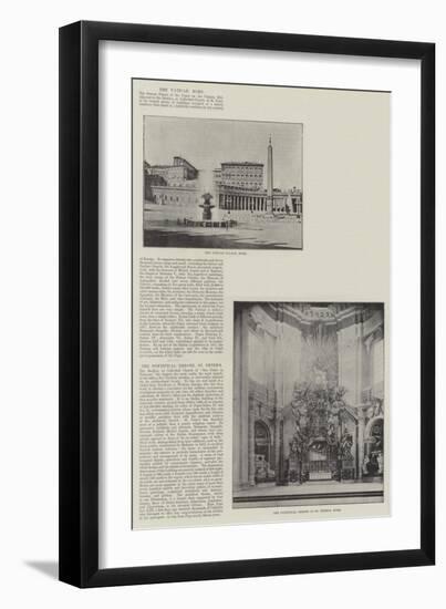 The Vatican, Rome-null-Framed Giclee Print