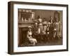 The Vaudeville Company in 'The Road to Ruin, at the Vaudeville Theatre, London, 1886-Barraud-Framed Photographic Print