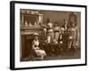 The Vaudeville Company in 'The Road to Ruin, at the Vaudeville Theatre, London, 1886-Barraud-Framed Photographic Print