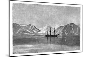 The 'Vega' at Anchor in Konyam Bay, Siberia, Russia, 1895-Armand Kohl-Mounted Giclee Print