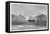 The 'Vega' at Anchor in Konyam Bay, Siberia, Russia, 1895-Armand Kohl-Framed Stretched Canvas